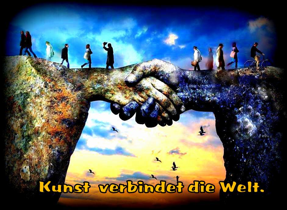 Kunst verbindet die Werlt